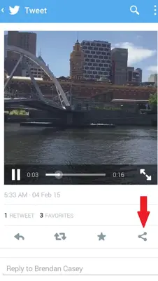 Twitter Video Downloader android App screenshot 2